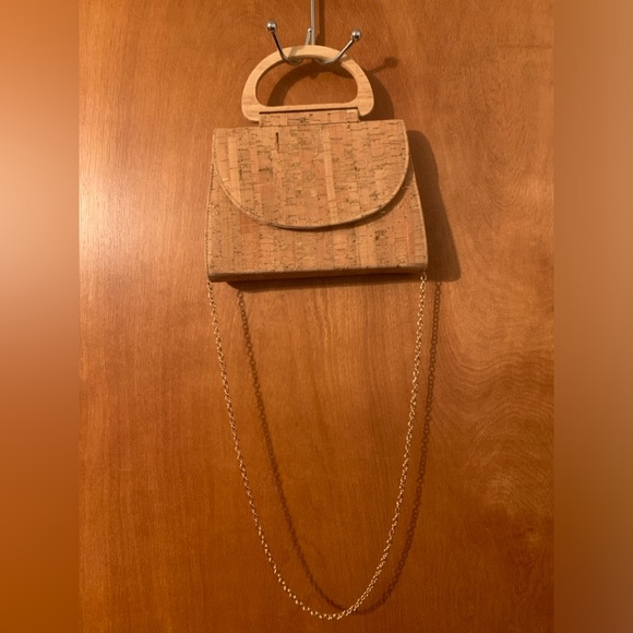 Handbags - Gold Cork Purse NWT